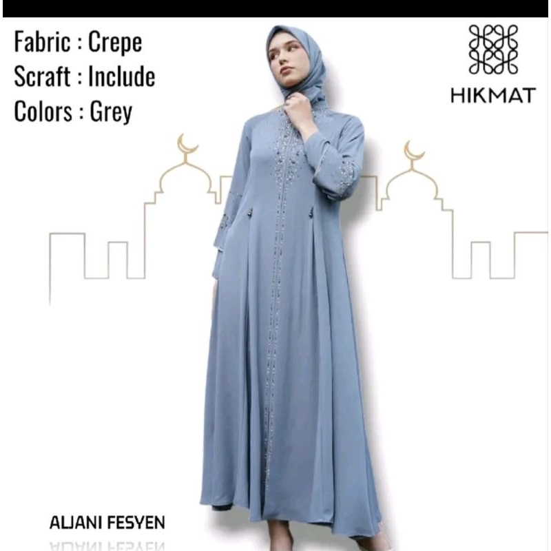 dress Hikmat fashion size xL