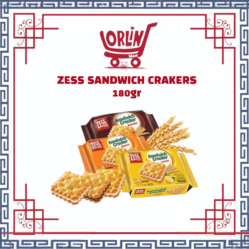 

ZESS SANDWICH CRACKER 180gr / KRAKER SANDWICH / CRACKER BISCUIT / BISKUIT KRAKER