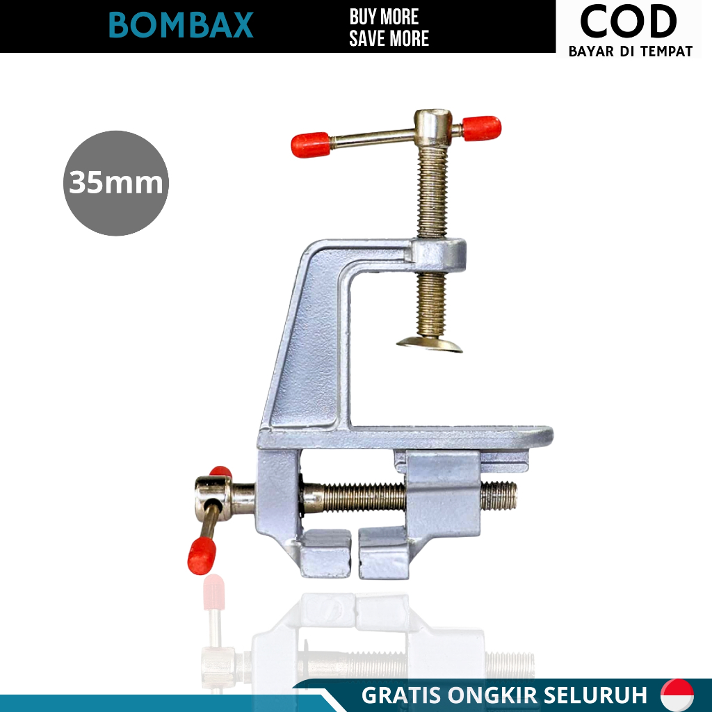 Ragum Catok Mini Klem Catok Meja Mini Table Vise Alat Bantu Jepit Kayu Besi  Serbaguna