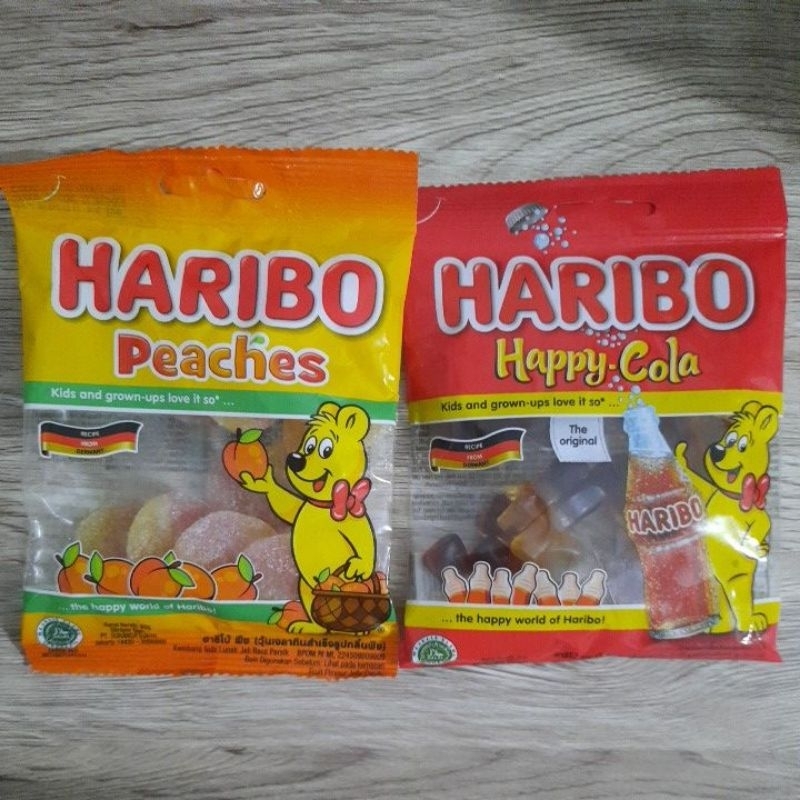 

Haribo Starmix Goldbears Happy Cola 80gram Permen Jeli Rasa Buah