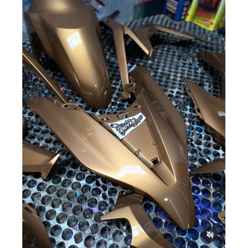 CAT BRONS GOLD CAT PU MOBIL MOTOR