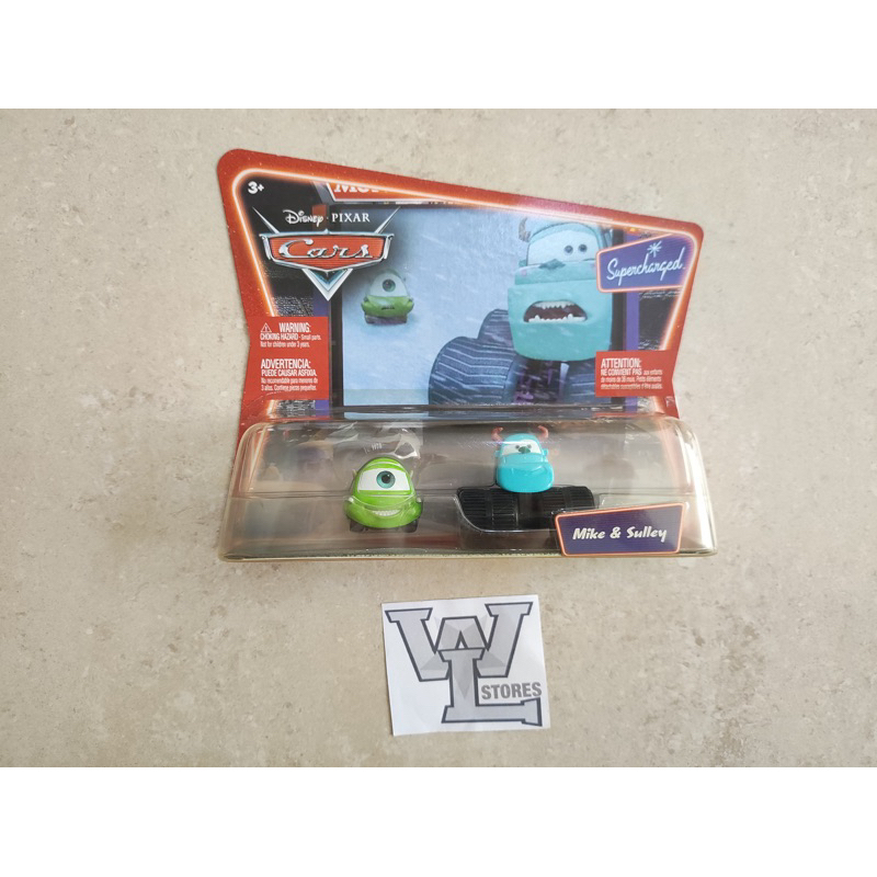 Disney Cars Supercharged Monster Inc Mike & Sulley Disney Cars Supercharged Monster Inc Mike & Sulle