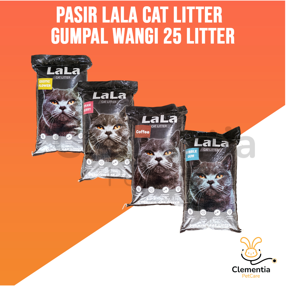 Megumiyee_ Pasir Wangi Gumpal Pasir Kucing Lala 25 Liter Khusus Intant