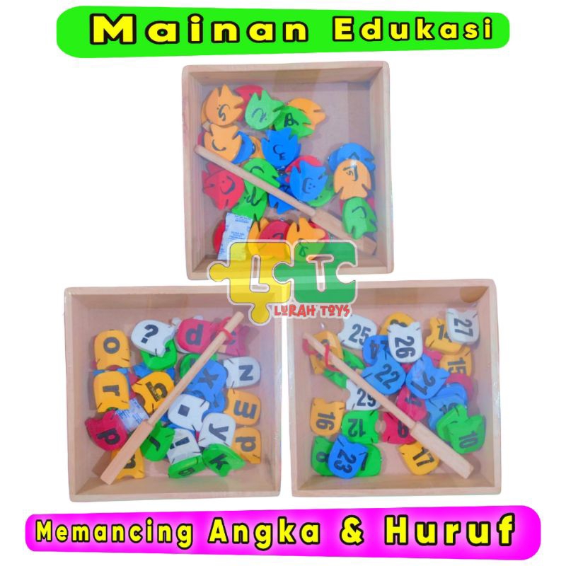 MAINAN EDUKASI ALAT PERAGA EDUKATIF MEMANCING IKAN ANGKA DAN HURUF MEMANCING ANGKA MEMANCING HURUF M