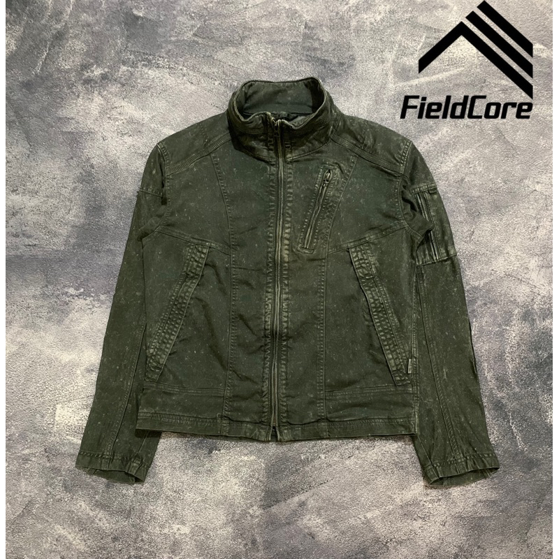 Jaket Denim Bikers Fieldcore x NwZ Japan