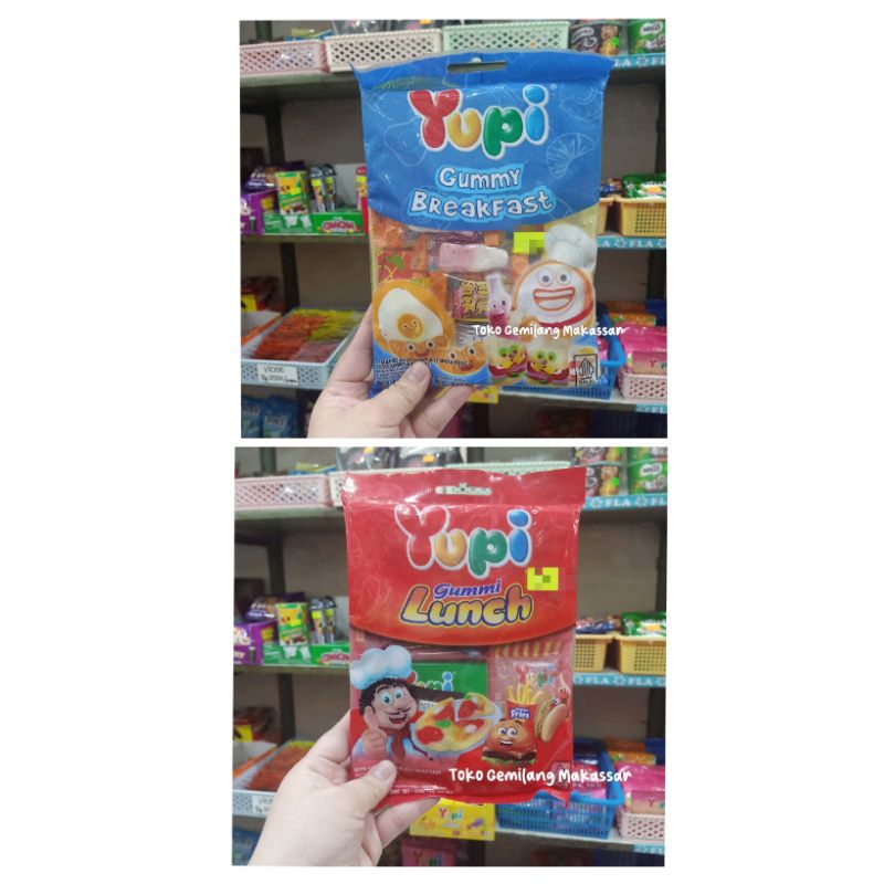 

Yupi Gummi Breakfast dan Lunch 93 gram