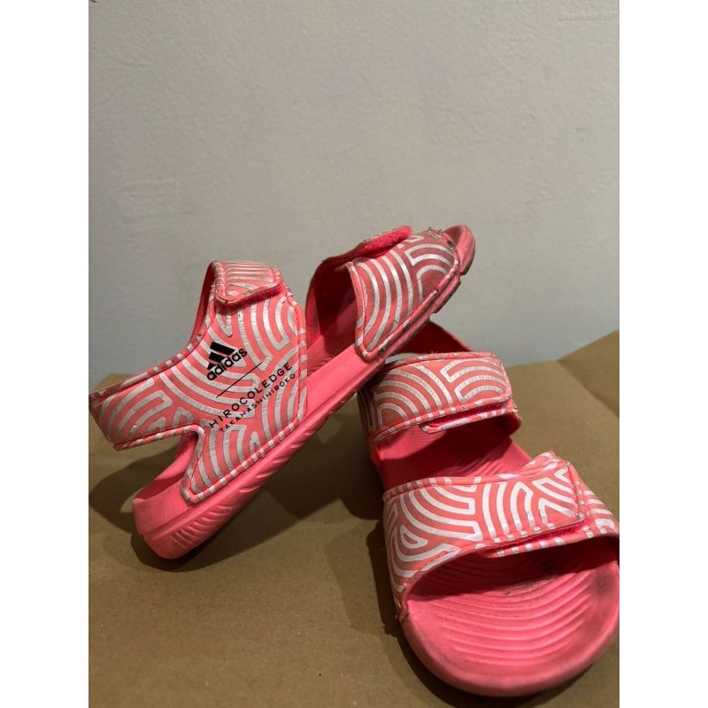 Preloved Sendal Sepatu Adidas Anak Altaswim Pink uk 33