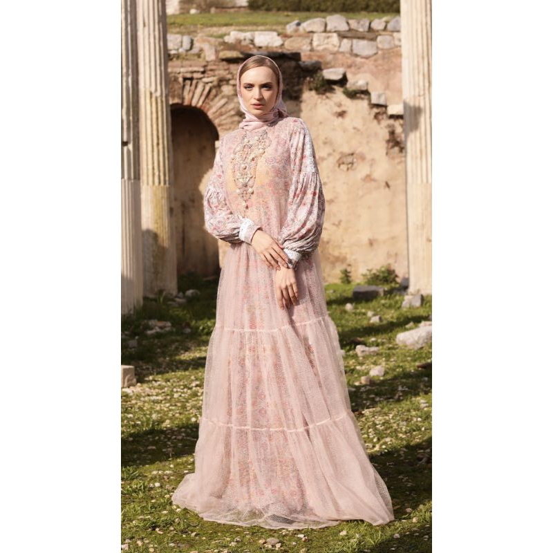 MANDJHA FEDERICA DRESS BY MANDJHA IVAN GUNAWAN - BUSANA MUSLIM MODEST ORIGINAL
