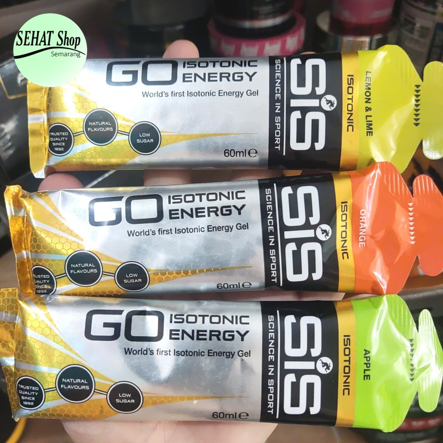 

SIS GO Isotonic Energy Gel 1 Serving 60ml BPOM Energy Booster