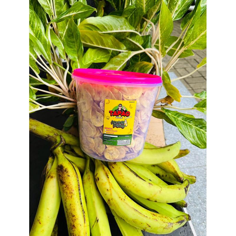 

KRIPIK PISANG TAPAO 1KG TOPLES 5 liter