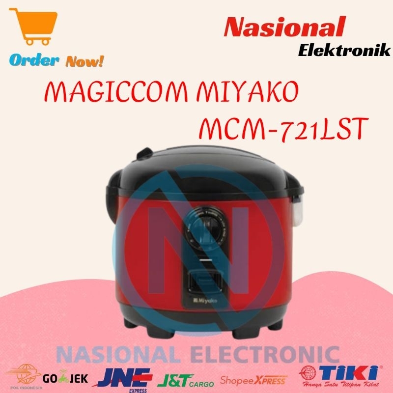 MAGICCOM MIYAKO MCM721LST/PENANAK NASI MIYAKO MCM-721LST/RICE COOKER MIYAKO MCM 721LST/
