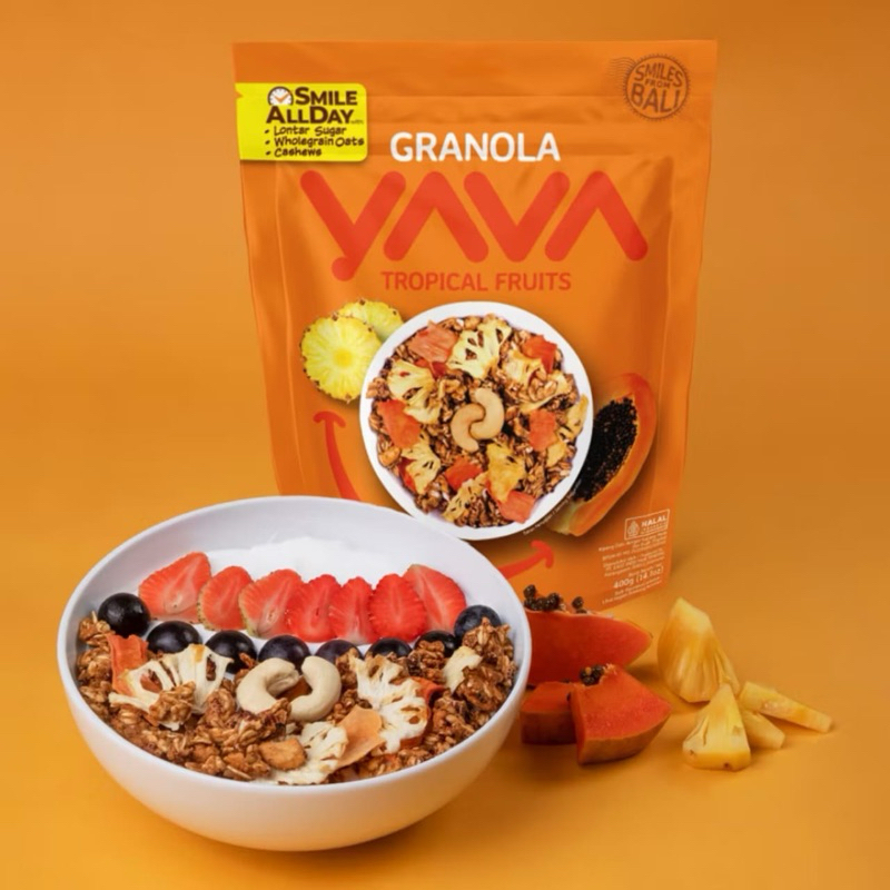 

Granola YAVA Tropical fruit 400g