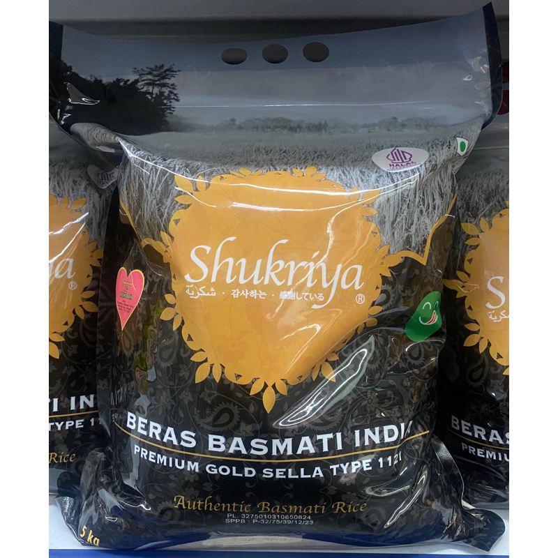 

Beras Basmati India Shukriya Premium Type 11/21