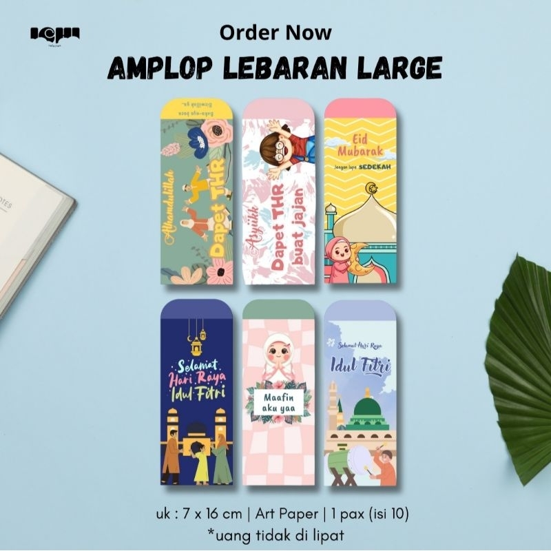 

AMPLOP / ANGPAO LEBARAN KEKINIAN 2025 TANPA LIPAT (10pcs)