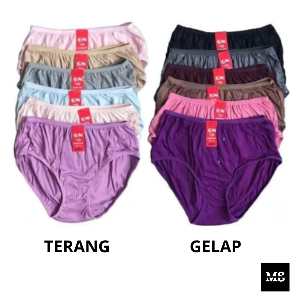 3 pcs Celana dalam wanita golden nick polos ORI / CD bahan lembut model GN937&939 original murah [PM