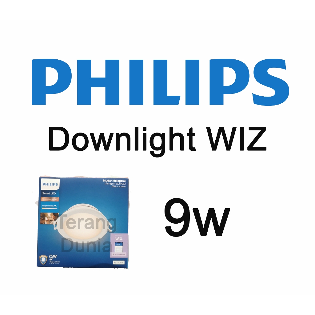 Downlight Philips WIZ Wifi 9w Downlight Philips 9w Wiz Downlight WIZ Philips 9w