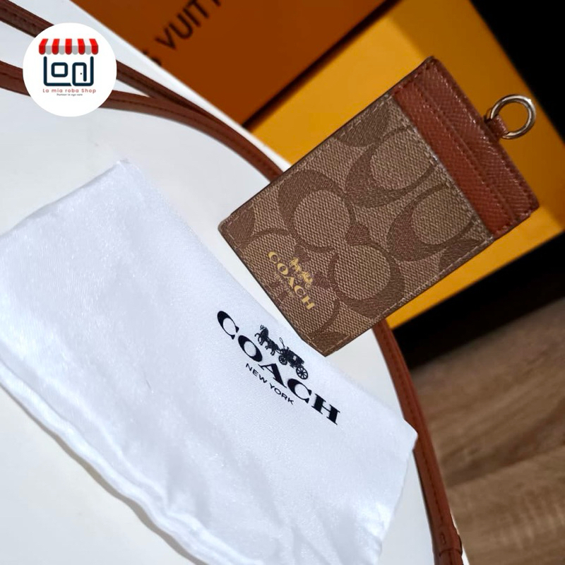 

Preloved Coach Lanyard Signature (Brown)