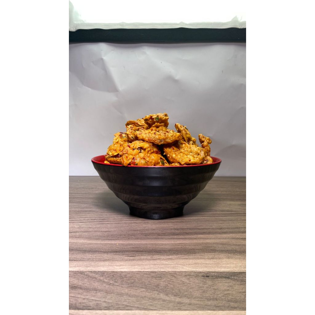 

KERIPIK TEMPE PEDAS DAUN JERUK