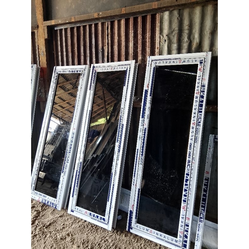 kusen jendela aluminium ukuran 120*60