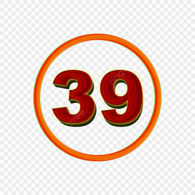 

sticker angka39