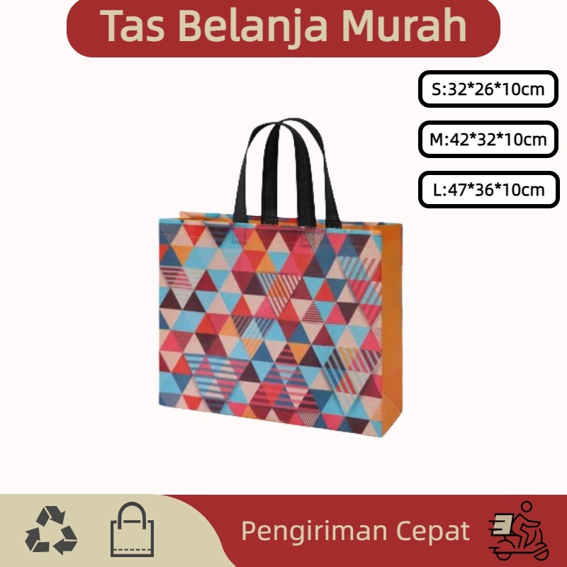 

Goodie bag-Tas Belanja tas spunbond tas souvenir premium tebal dan kuat/Terlaris lipat jumbo/ waterproof/shopping bag A06