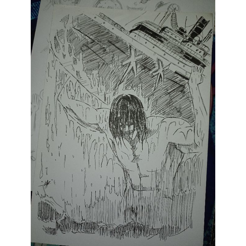 

Sketsa Eren AOT A5