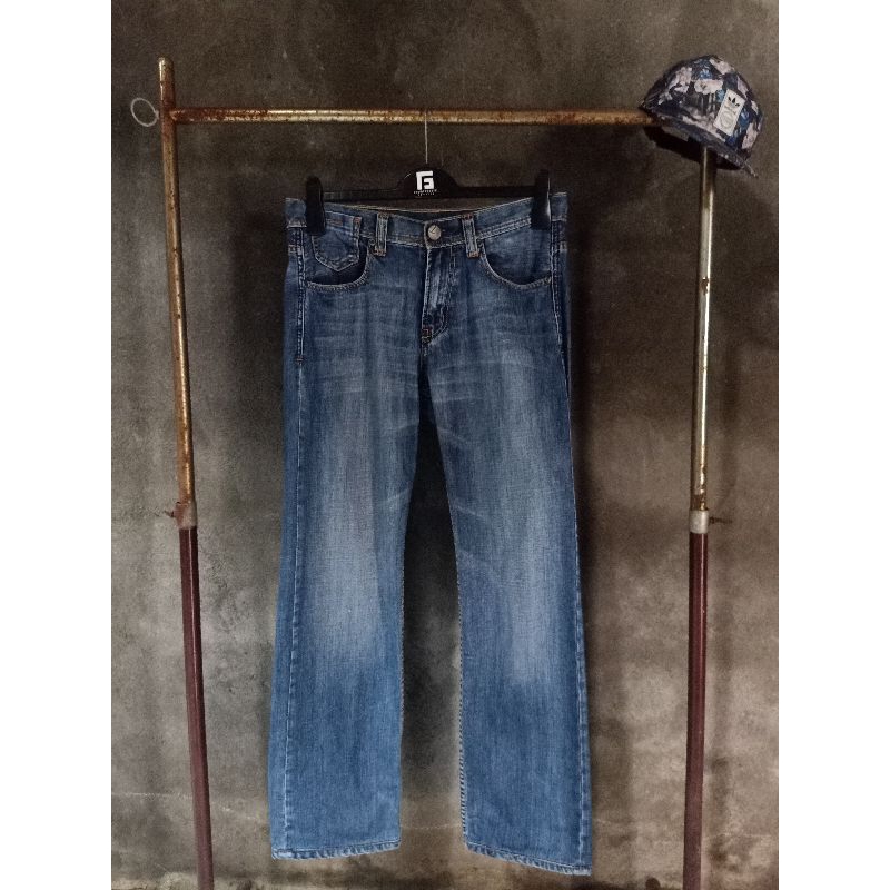 Celana Denim Jeans Baggy Gombrong Feding TBJ