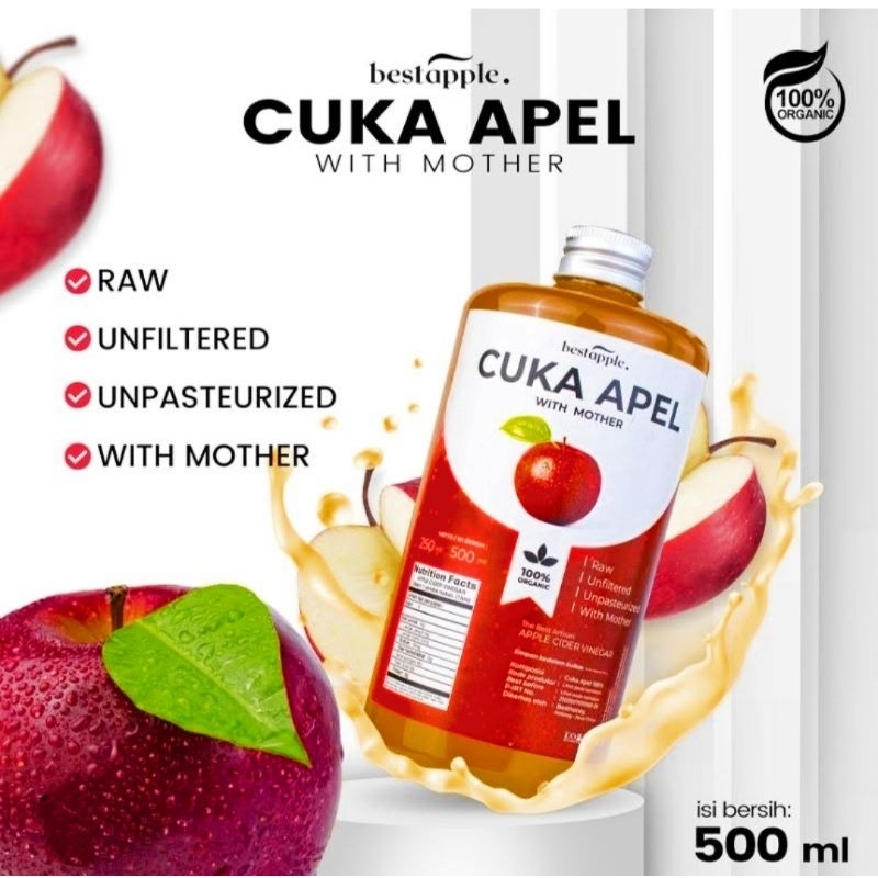 

Cuka Apel Best Apple (500 ml)