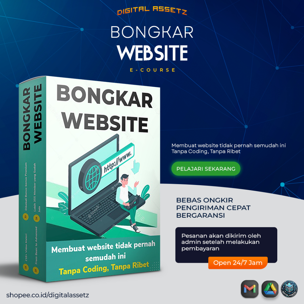 [EC49] MAHIR BIKIN WEBSITE - Kelas Bongkar Website Belajar Dari Awal Hingga Mahir - Course