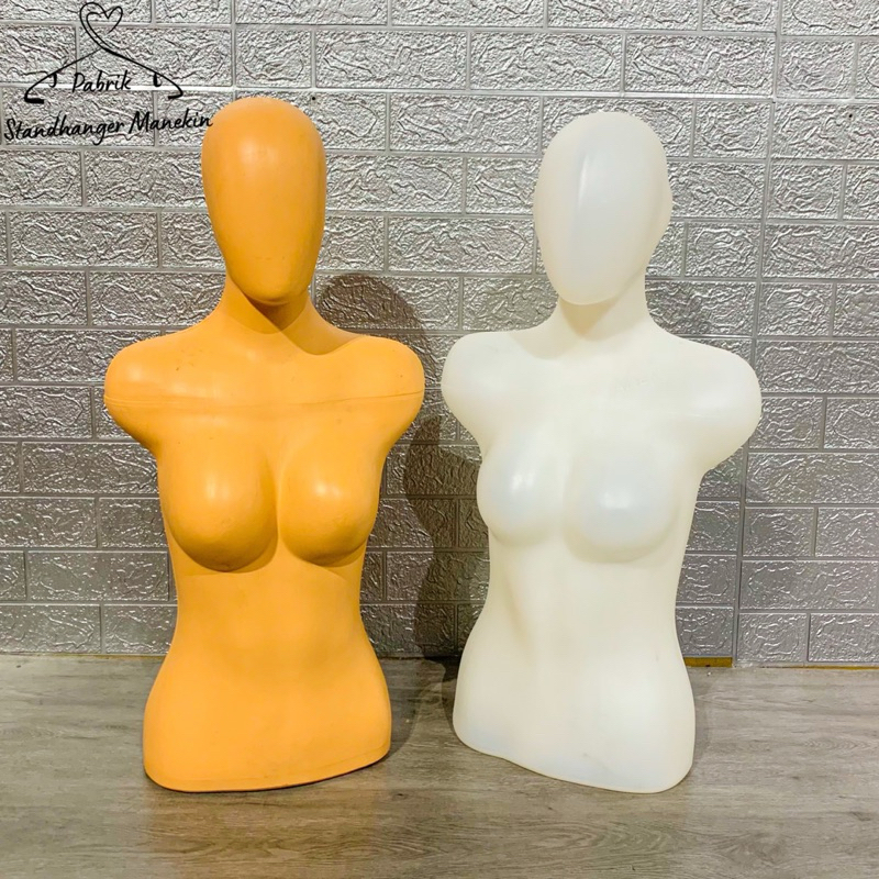 Manekin Dewasa Kepala Alien | Torso Alien Dewasa | Manekin Setengah Badan Dewasa | Patung Plastik Al