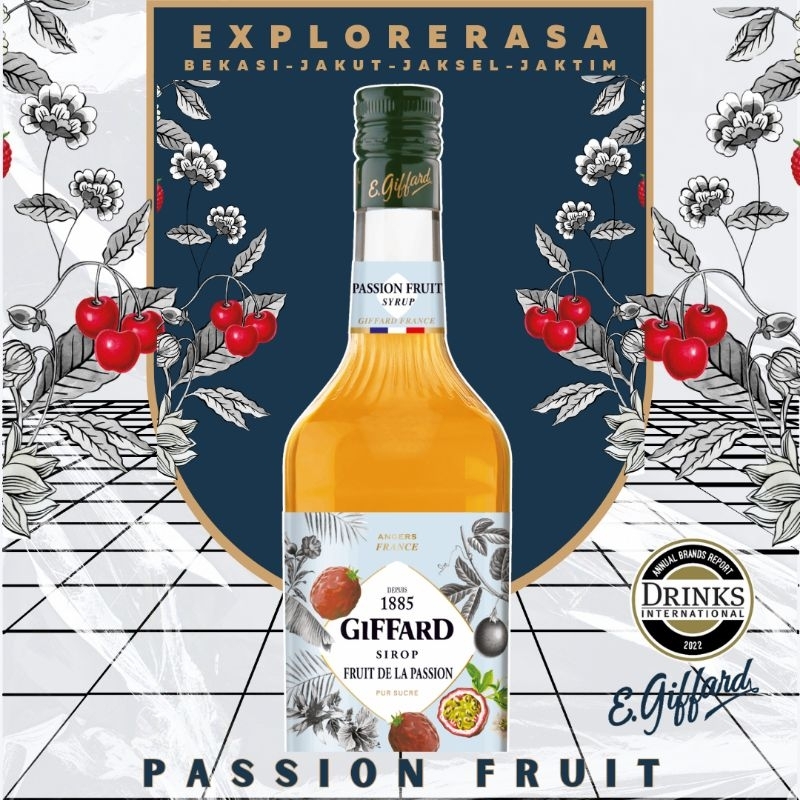 

Giffard syrup rasa Passion fruit 1liter