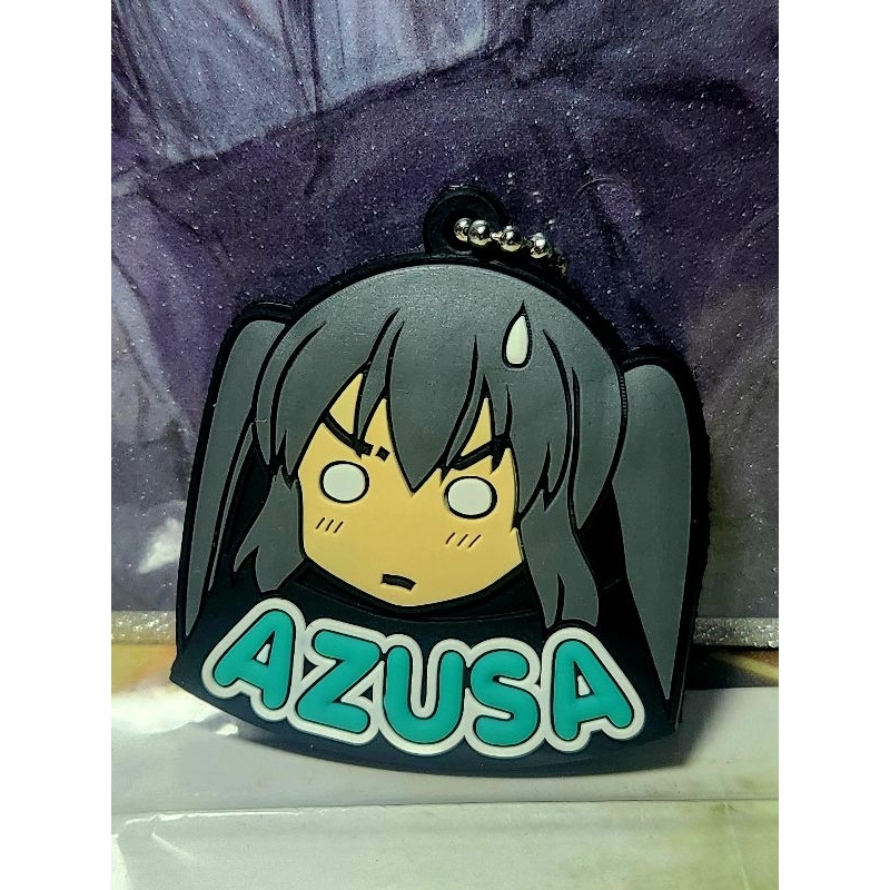 K-ON Itoen Jurokucha Bonus Rubber Key Nakano Azusa