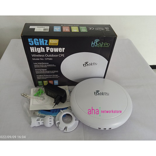 CPE Outdoor CP580 HSairPo CP580 High Power 300Mbps Wireless 5.8Ghz Outdoor CPE HSairPo CP580