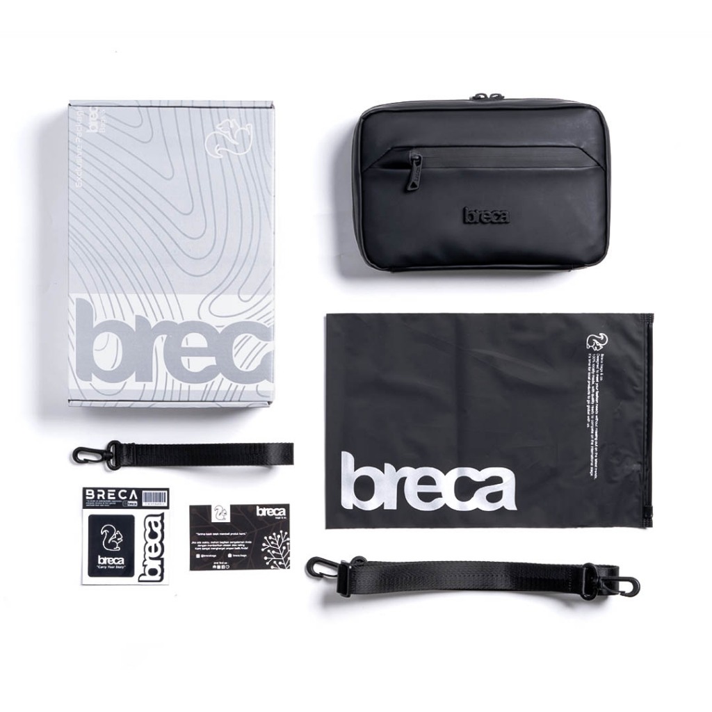 premium` breca - handbag alter tas tangan pria tas selempang waterproof cowok