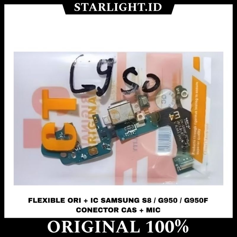 FLEXIBLE FLEKSIBEL BOARD KONEKTOR CONNECTOR CHARGER PAPAN CAS ORI + IC SAMSUNG S8 / G950 / G950F