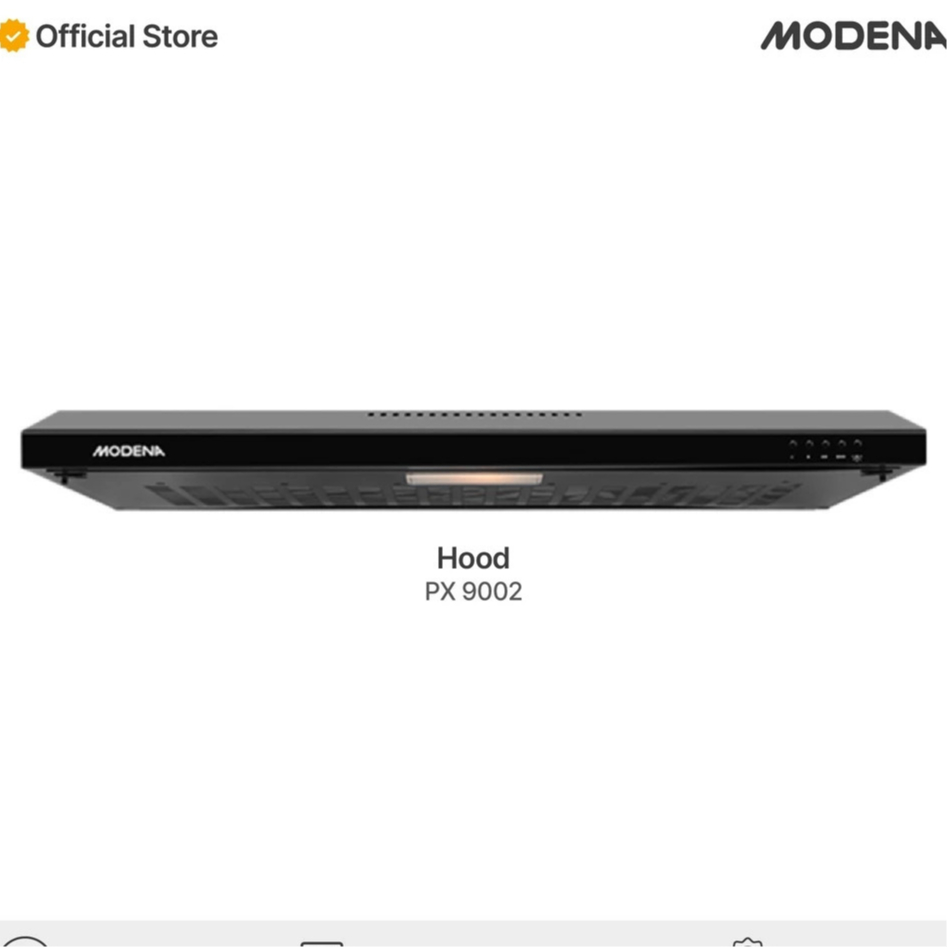 Modena  PX-9002 Cookeer Hood Slim Alat Penghisap Asap Dapur 90 Cm Garansi Resmi