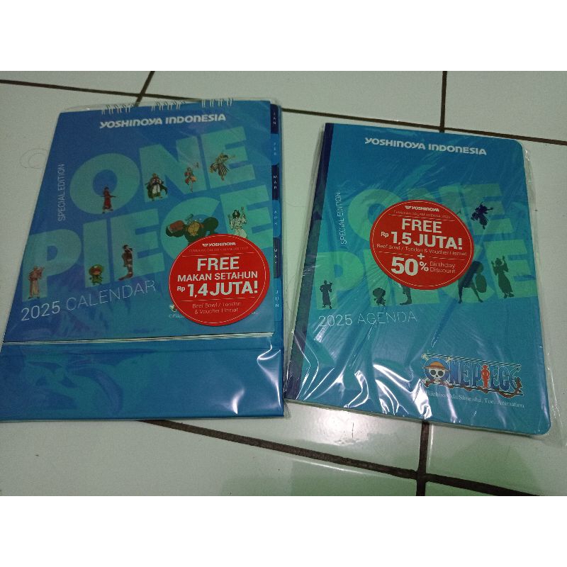 

Notebook set Yoshinoya x One Piece limited edition