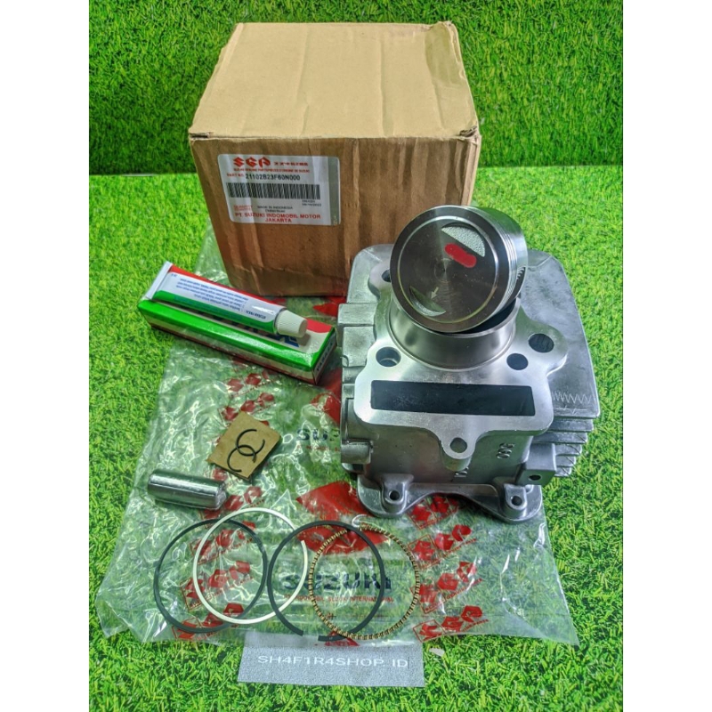 blok seher isi piston Suzuki smash 110/smash lama/smash new bonus lem