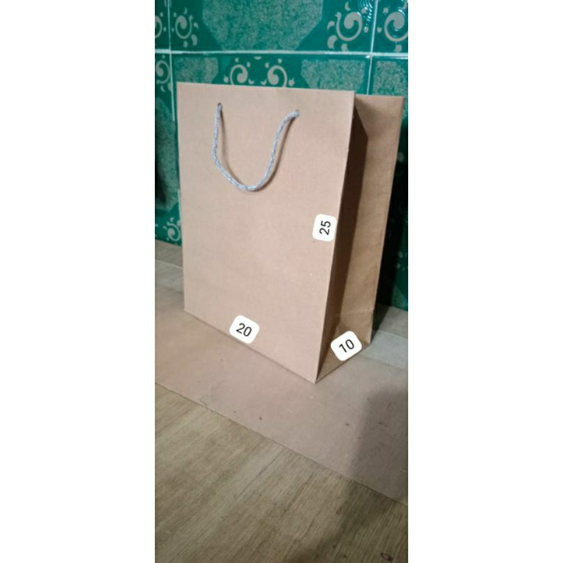 

paper bag coklat posol 20x25