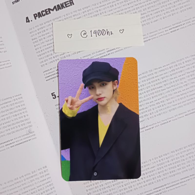 ♡⁠˖ hyunjin soundwave id (swid) go live photocard