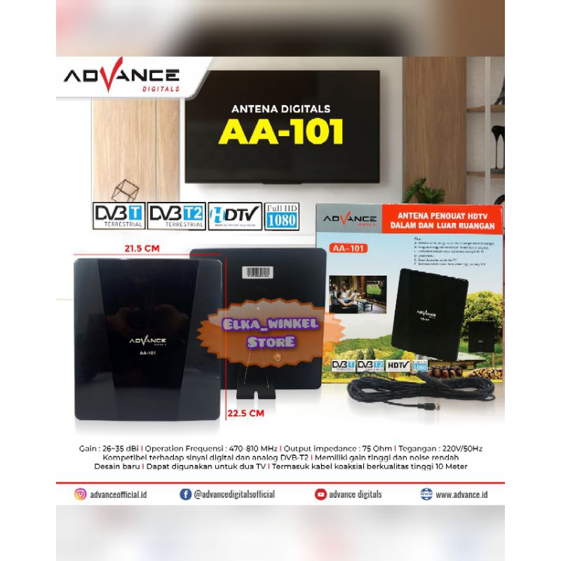 ANTENA TV DIGITAL ADVANCE AA101