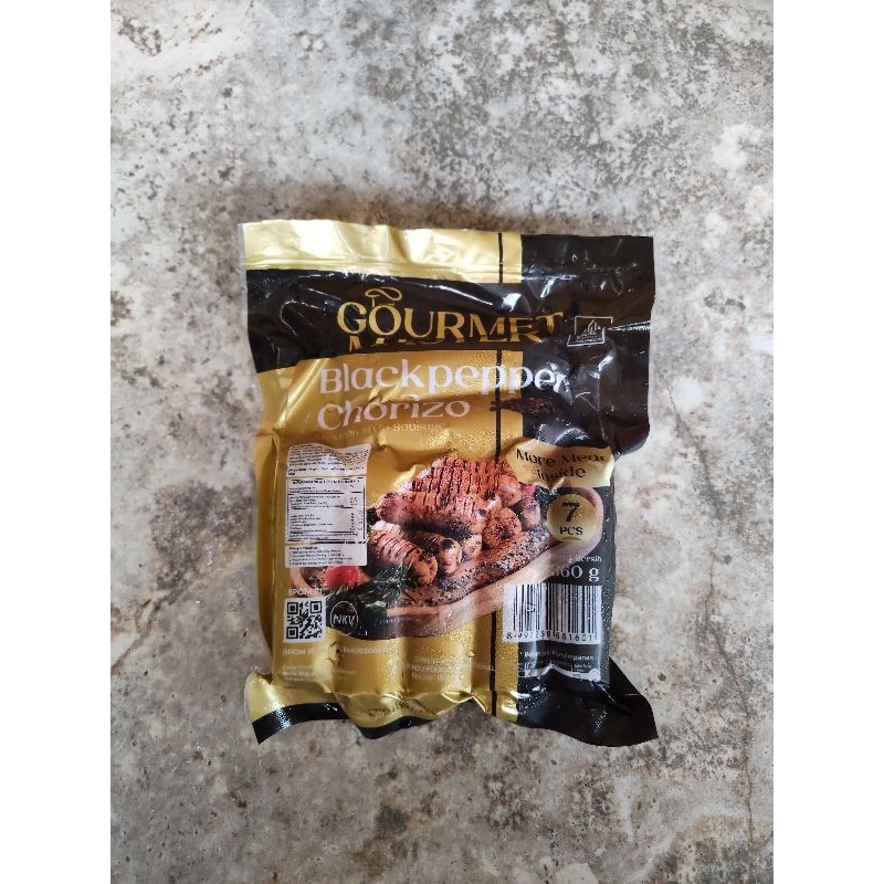

GM MASTER SOSIS BLACKPEPPER CHORIZO 360gr