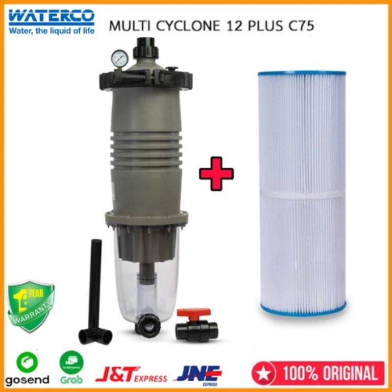 Filter Kolam Renang Waterco Multicylone 16 Ultra Plus + Catridge C75