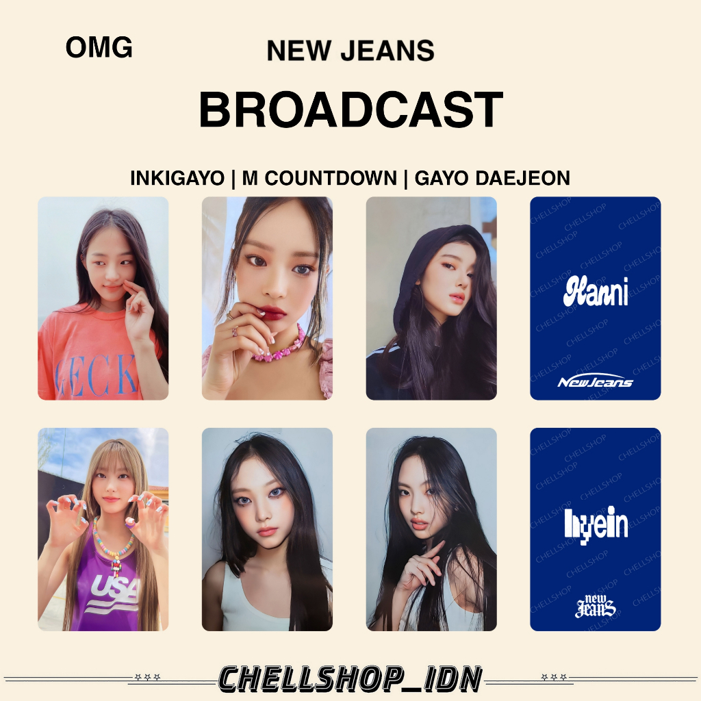 PHOTOCARD BROADCAST OMG