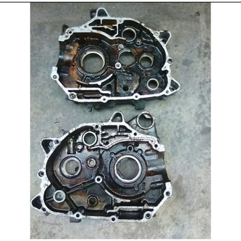 crankcase kalter rengkes mesin kanan kiri supra x 125 kharisma original
