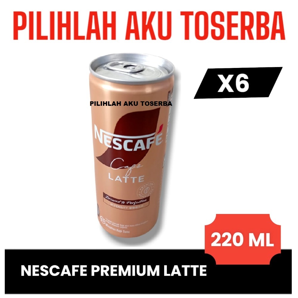 

Kopi Nescafe Kaleng PREMIUM LATTE 220 ml - ( HARGA 6 Kaleng )