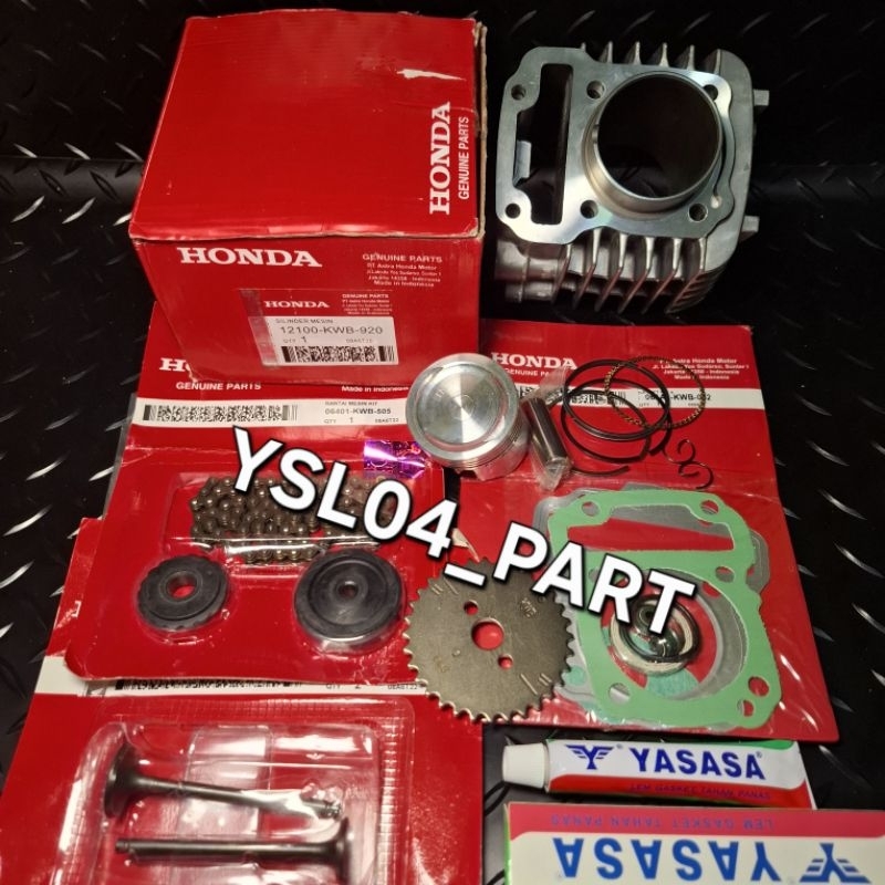 BLOK SEHER KOMPLIT KWB 6 ITEM BLADE 110 REVO ABSOLUT REVO 110CC ORI