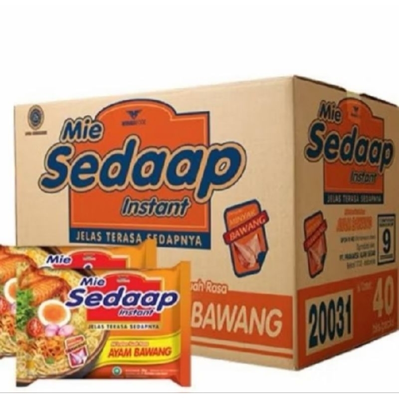 

SEDAAP AYAM BAWANG 1 KARTON 40PCS