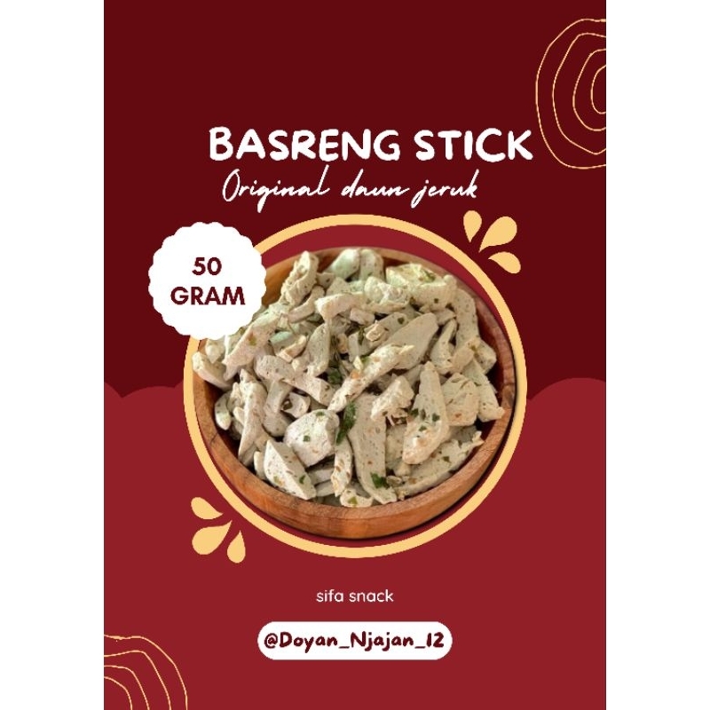 

Basreng stick original daun jeruk (50g) | camilan istimewa | camilan Kekinian | Snack viral | Snack kiloan | Snack kekinian.