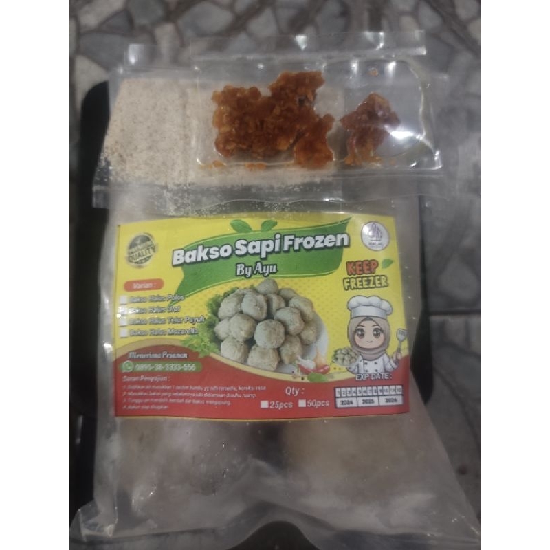 

bakso sapi POLOS FROZEN